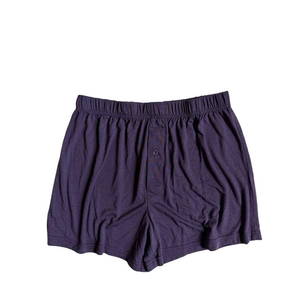Bamboo Cool Women's Pajama Shorts (Purple) - Medium